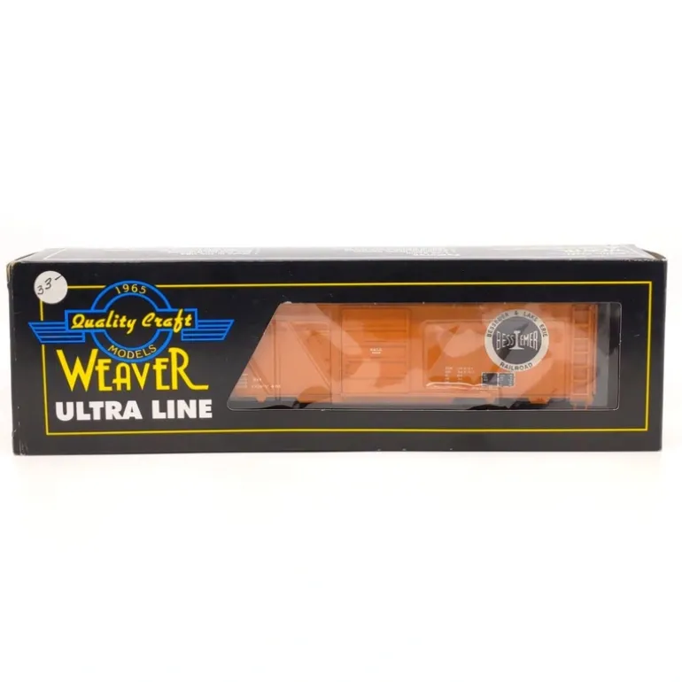 Weaver U3531L O Gauge Bessemer & Lake Erie Steel Side Boxcar #81315 (3-Rail) LN/Box - Quality Trains and Accessories Galore> Best