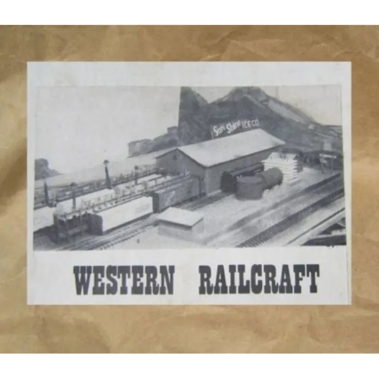 Western Railcraft 105 N Ice Plant Building Kit - Quality Trains and Accessories Galore> Online