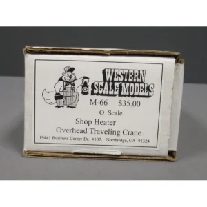 Western Scale Models M-66 O Shop Heater Overhead Traveling Crane Kit - Quality Trains and Accessories Galore> Clearance