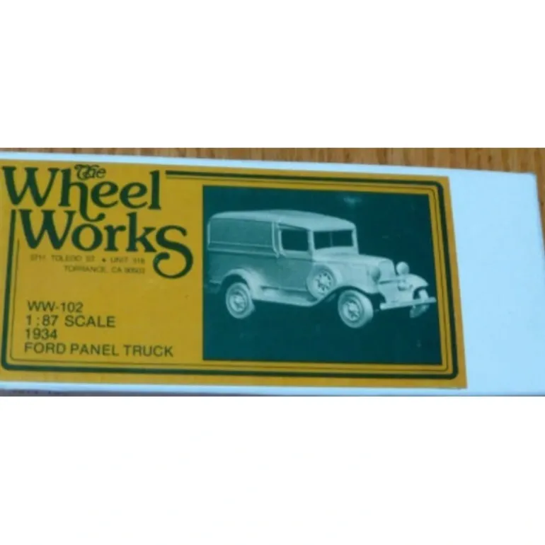 Wheel Works 96-102 HO 1934 Ford Panel Truck Kit - Quality Trains and Accessories Galore> New