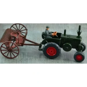 Wiking 8890231 HO Agricultural Tractor W/Rake Trailer - Quality Trains and Accessories Galore> Fashion