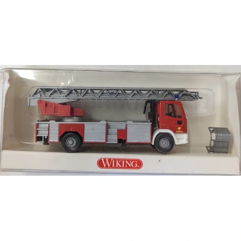 Wiking 6190334 HO Iveco Euro Fire Department Truck With Ladder - Quality Trains and Accessories Galore> Clearance