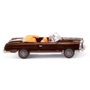 Wiking 015302 HO Mercedes-Benz 280 SE Chocolate Brown Convertible - Quality Trains and Accessories Galore> Clearance