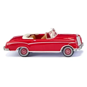 Wiking 014301 HO Mercedes-Benz 220 S Ruby Red Convertible - Quality Trains and Accessories Galore> Cheap