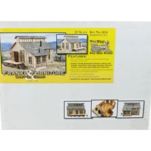 Wild West Scale Models 824 O Franke & Furniture Coffin Shop Kit - Quality Trains and Accessories Galore> Store