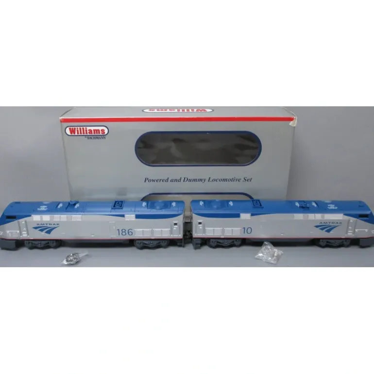 Williams 22803 O Gauge Amtrak Genesis Phase V AA Diesel Locomotive Set - Quality Trains and Accessories Galore> Store